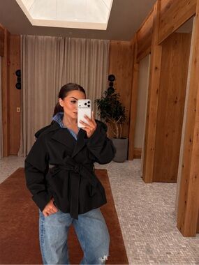Davis Short Trench Coat